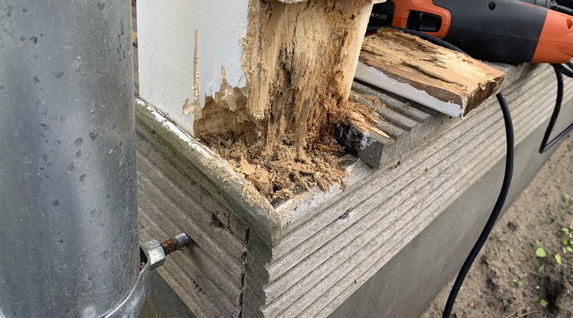 buitenschilderwerk houtrot